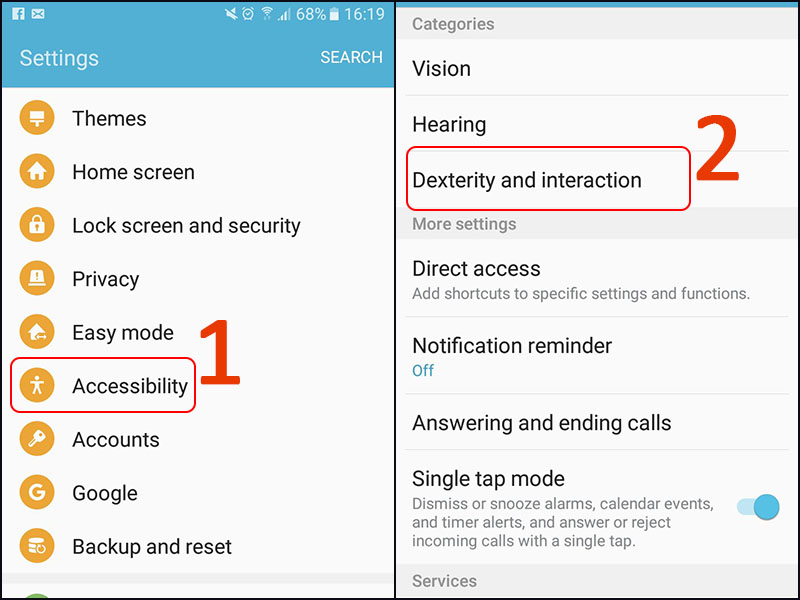 V&agrave;o c&agrave;i đặt n&uacute;t home ảo